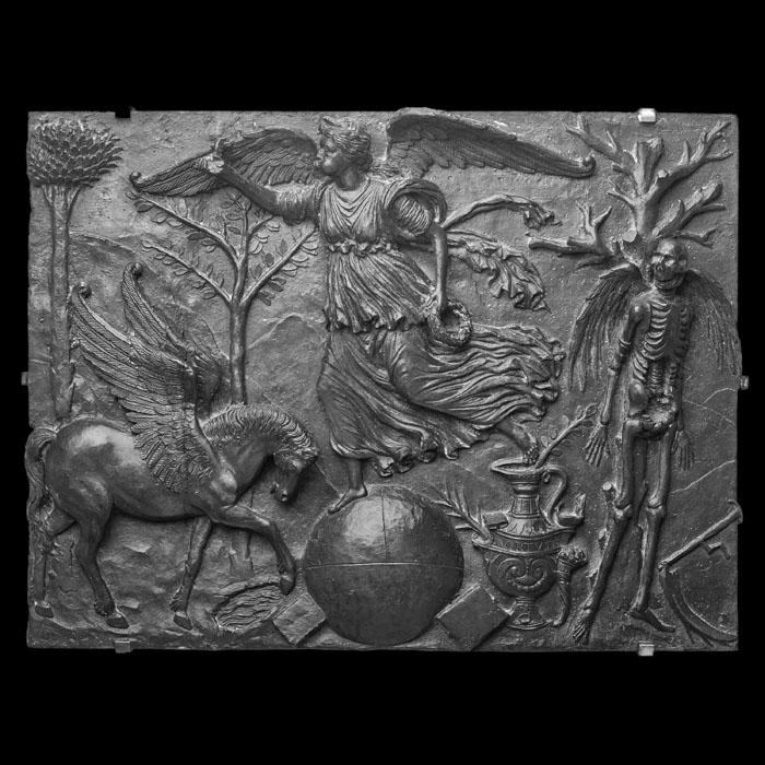 La Renommée sur la terre - Renaissance - Reproduction d’une sculpture du Musée du Louvre, Paris