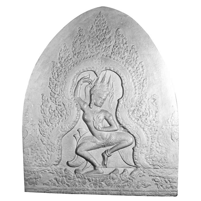 Pilaster fragment of a dancing apsara - Asian art - Reproduction d’une sculpture du Angkor