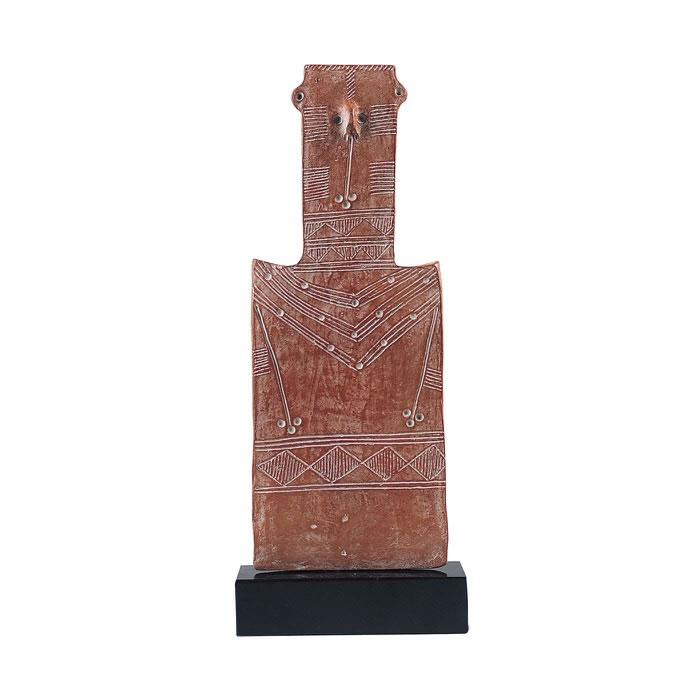Figurine – Idole chypriote - Antiquités orientales - Reproduction d’une sculpture du Musée du Louvre, Paris