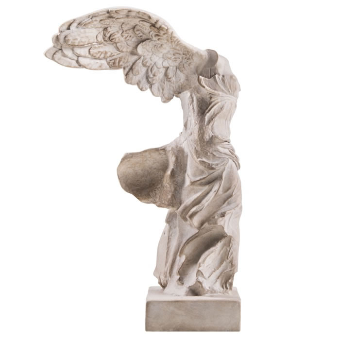 Victoire de Samothrace - Antiquités gréco-romaines - Reproduction d’une sculpture du Musée du Louvre, Paris