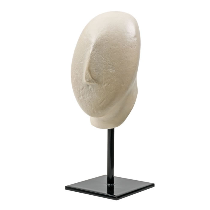Petite tête des Cyclades - Antiquités gréco-romaines - Reproduction d’une sculpture du Musée du Louvre, Paris