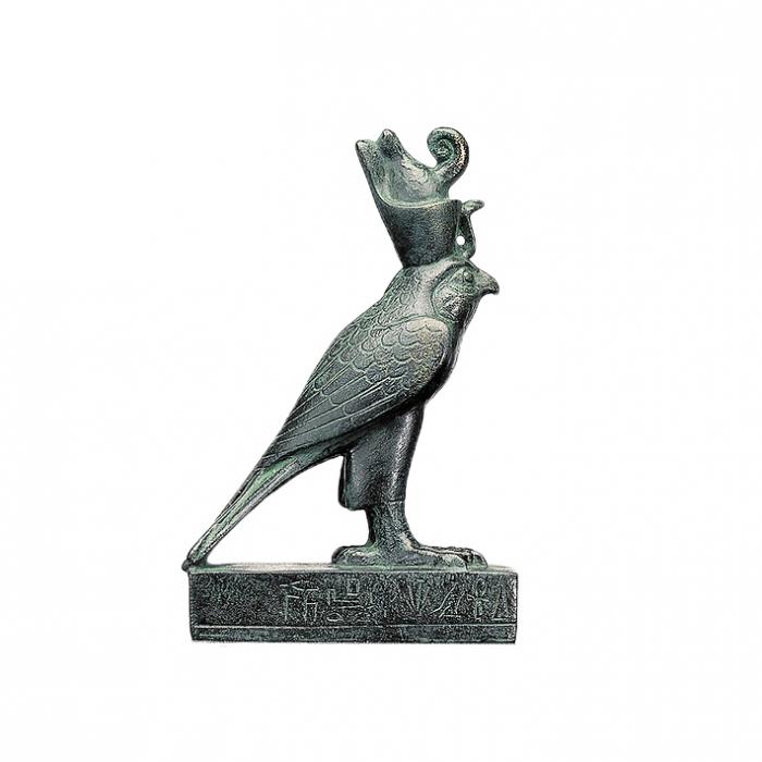 Horus en faucon - Antiquités égyptiennes - Reproduction d’une sculpture du Musée du Louvre, Paris