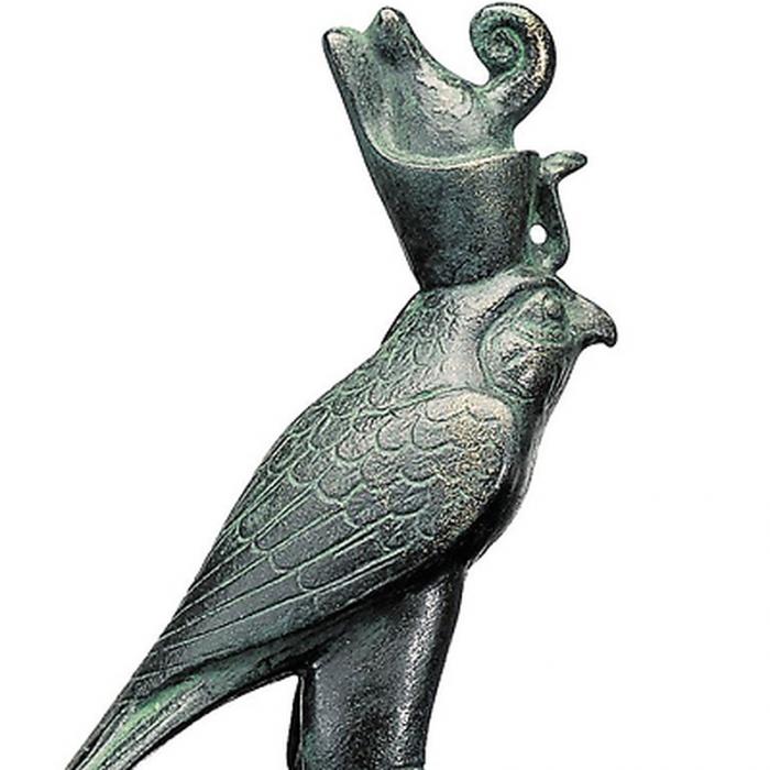 Horus en faucon - Antiquités égyptiennes - Reproduction d’une sculpture du Musée du Louvre, Paris