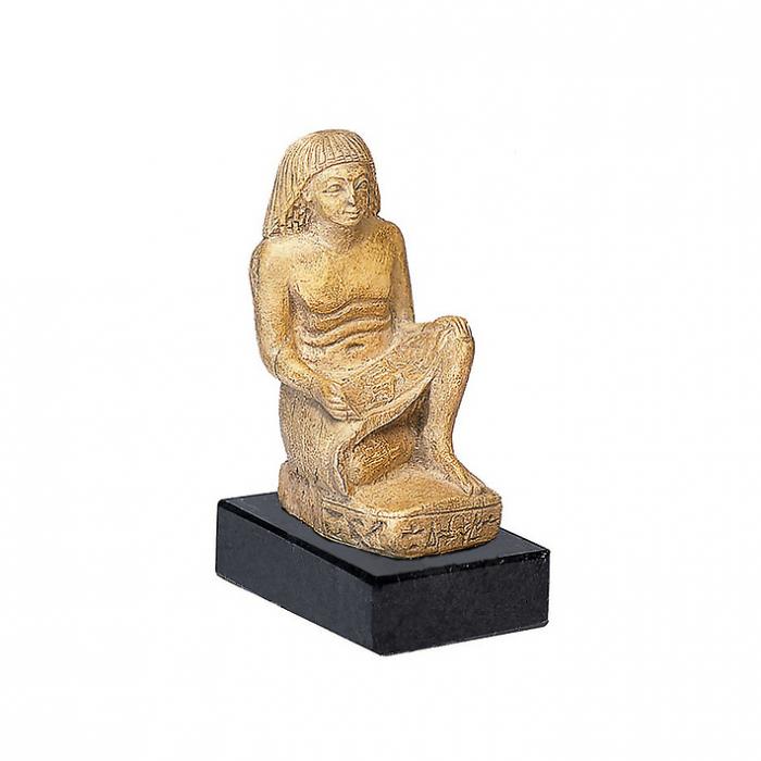 Prêtre Sébeknakht - Antiquités égyptiennes - Reproduction d’une sculpture du Musée du Louvre, Paris