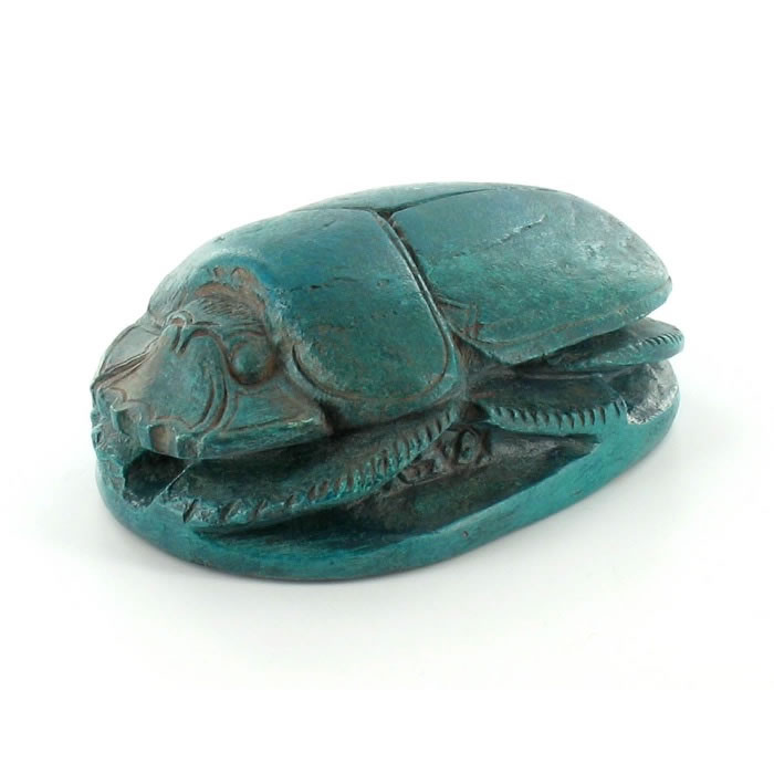 Marriage scarab of Amenhotep III and Tiye - Egyptian antiquities - Reproduction d’une sculpture du Musée du Louvre, Paris