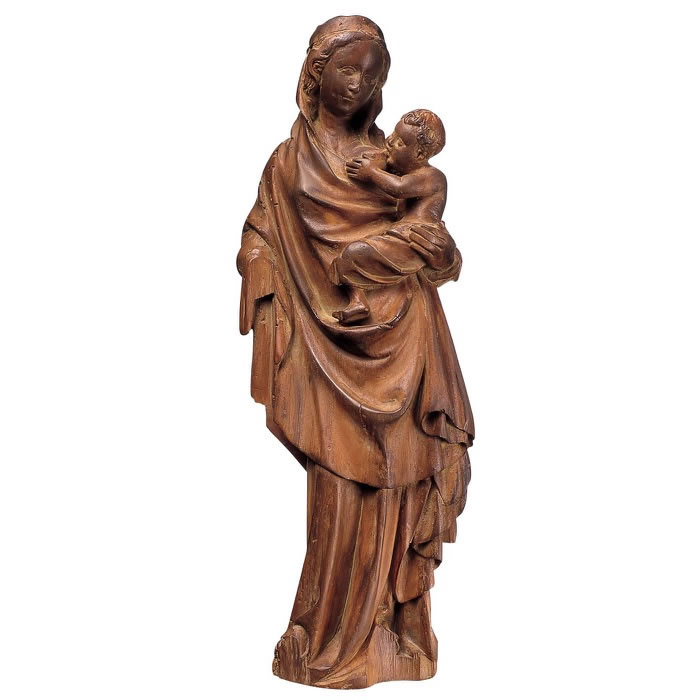 Vierge allaitant de Cluny - Moyen Âge - Reproduction d’une sculpture du Musée national du Moyen Âge - Thermes et hôtel de Cluny, Paris