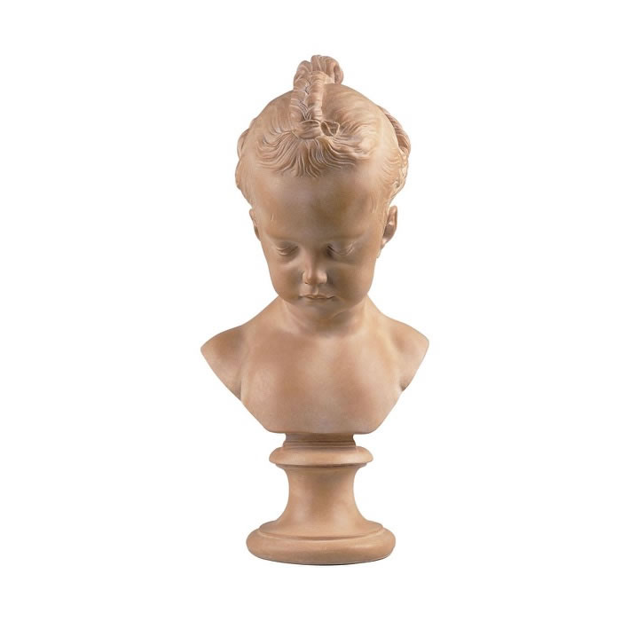 La fillette aux nattes - Reproduction d’une sculpture du Musée du Louvre, Paris