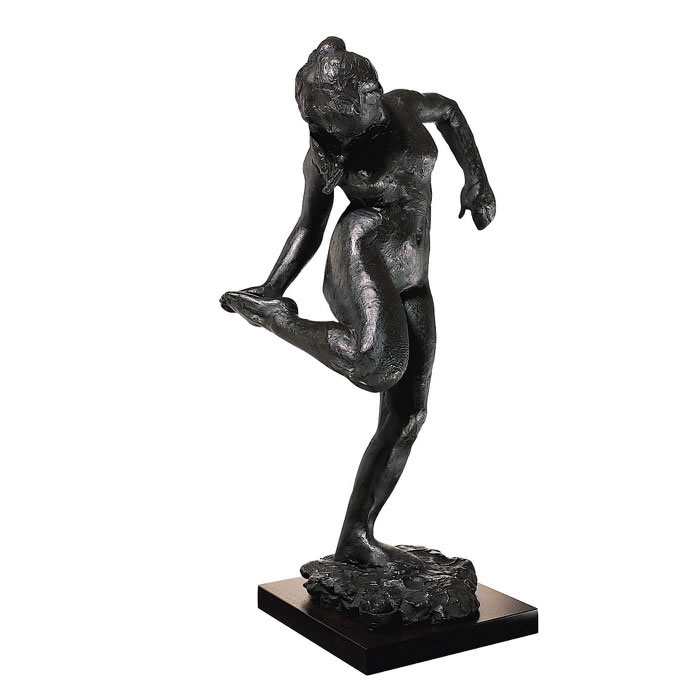 Danseuse regardant la plante de son pied - Reproduction d’une sculpture du Musée d’Orsay, Paris
