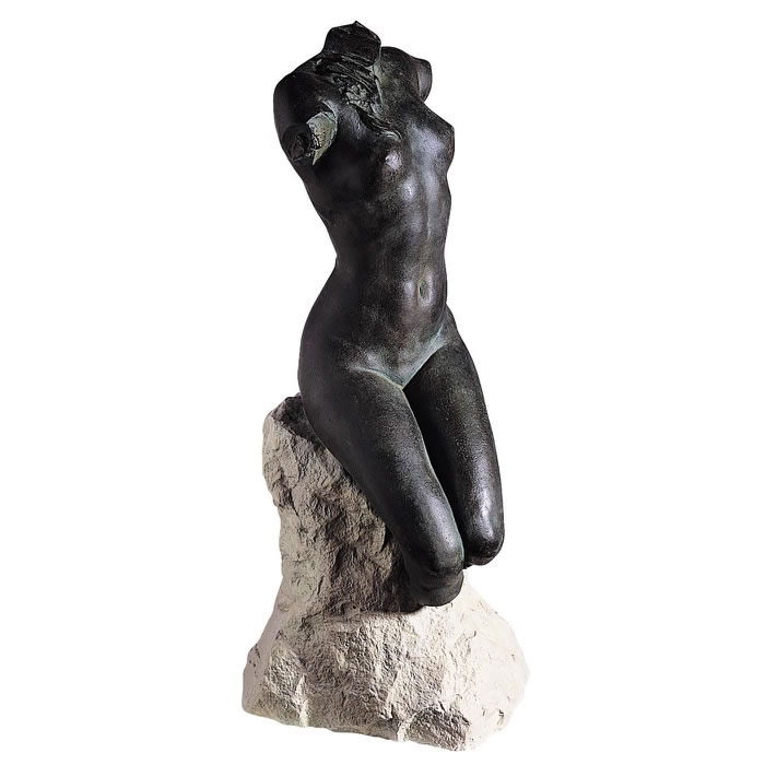 Torse de femme assise - Reproduction d’une sculpture du Musée d’Orsay, Paris