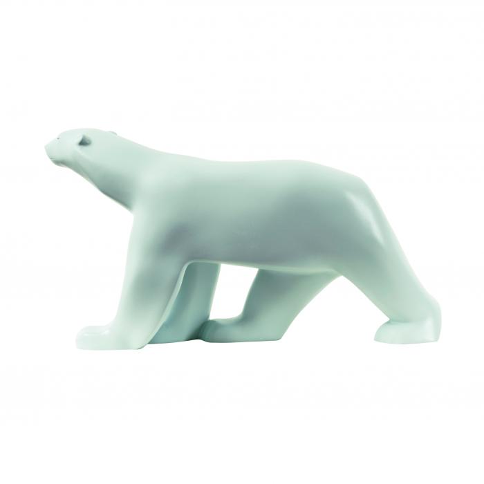 Petit Ours bleu glacier - Reproduction d’une sculpture du Musée des Beaux-Arts, Dijon