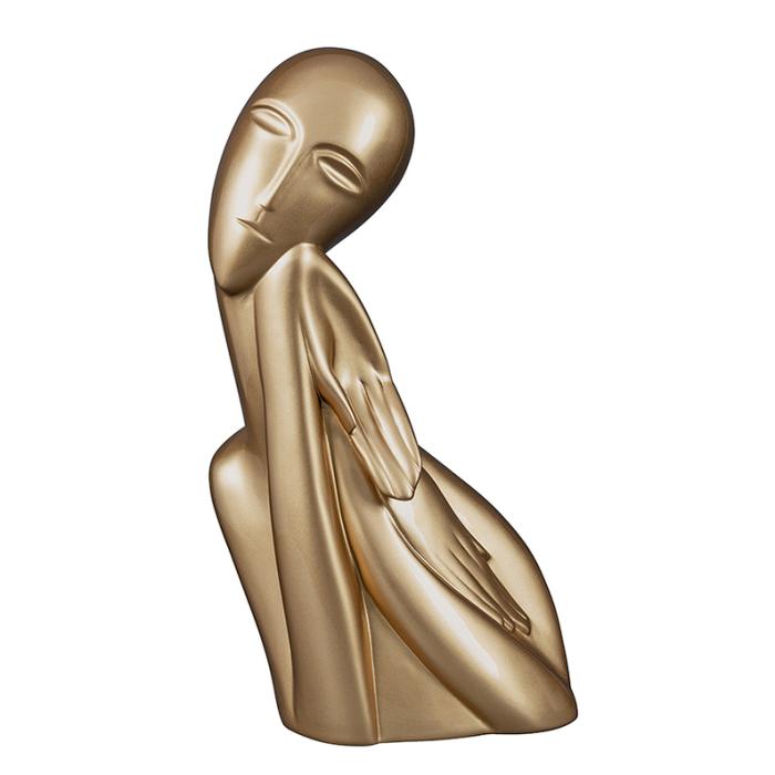 Jeune fille aux mains repliées - Reproduction d’une sculpture du musée Zadkine, Paris