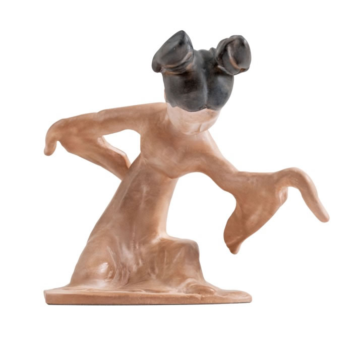 Danseuse chinoise gauche - Art asiatique - Reproduction d’une sculpture du Musée national des Arts asiatiques - Guimet, Paris