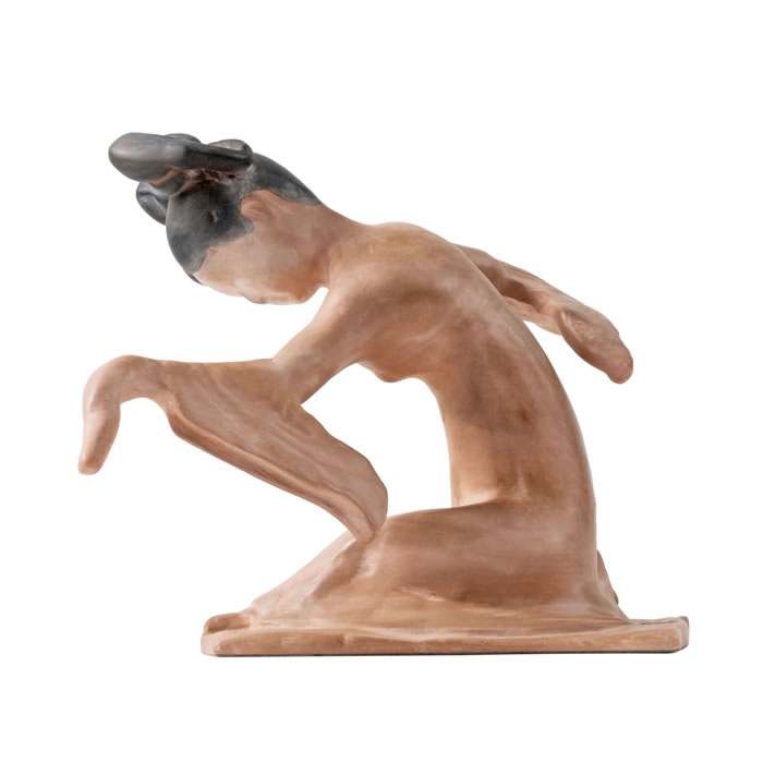 Danseuse chinoise gauche - Art asiatique - Reproduction d’une sculpture du Musée national des Arts asiatiques - Guimet, Paris