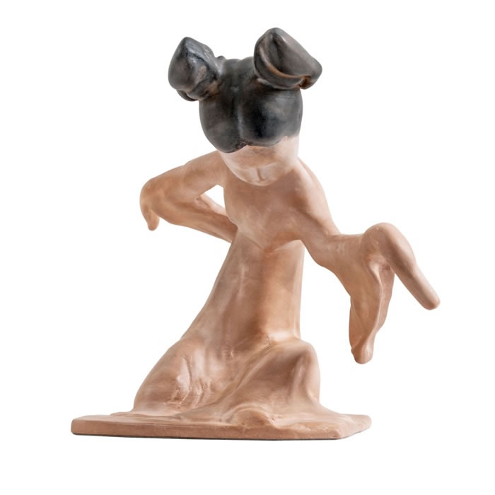 Danseuse chinoise gauche - Art asiatique - Reproduction d’une sculpture du Musée national des Arts asiatiques - Guimet, Paris