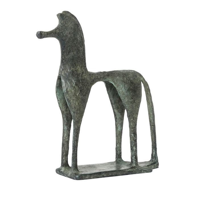 Cheval grec - Antiquités gréco-romaines - Reproduction d’une sculpture du Musée national des Arts asiatiques - Guimet, Paris